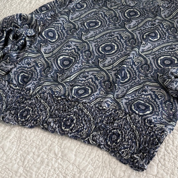 MICHAEL Michael Kors Navy Paisley Blouse - Picture 5 of 6
